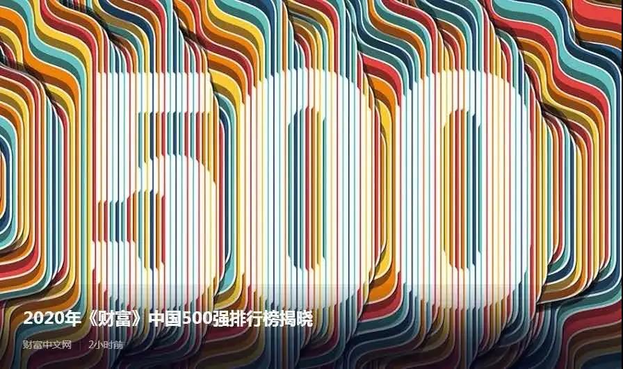 紫金矿业在2020年《财富》中国500强中排名第77位
