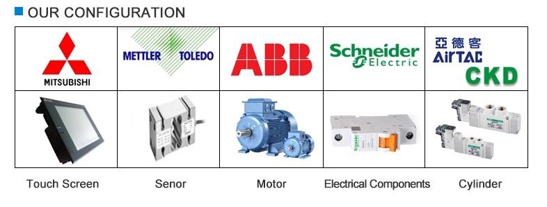 包装速度和袋制袋长度可以在额外的范围内调节无耳